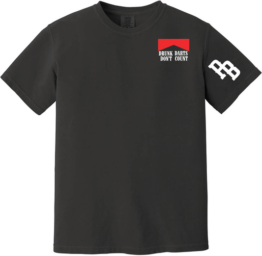 DRUNK DARTS DON’T COUNT T-SHIRT